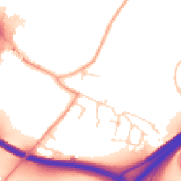 Daytime road noise heatmap for NR14 8TE