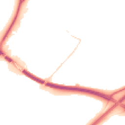 Night-time road noise heatmap for NR14 8TG