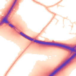 Daytime road noise heatmap for NR14 8TT