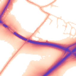 Daytime road noise heatmap for NR14 8TU