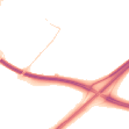 Night-time road noise heatmap for NR14 8UE