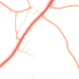 Daytime road noise heatmap for NR14 8YF