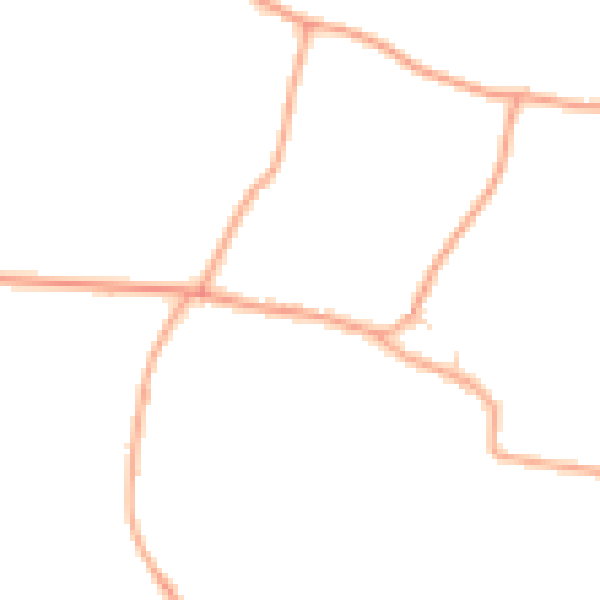 Daytime road noise heatmap for NR16 1AD