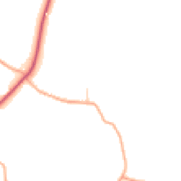 Daytime road noise heatmap for NR16 1AE