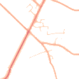 Daytime road noise heatmap for NR16 1AJ