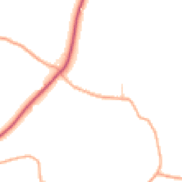 Daytime road noise heatmap for NR16 1AR