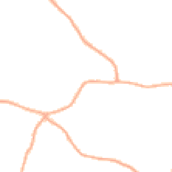Daytime road noise heatmap for NR16 1BA