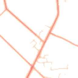 Daytime road noise heatmap for NR16 1DE