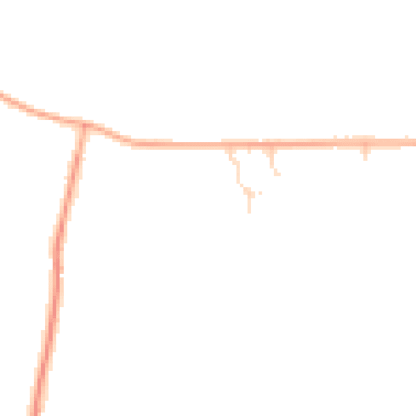 Daytime road noise heatmap for NR16 1FH