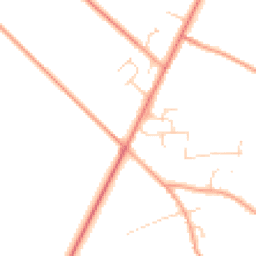 Daytime road noise heatmap for NR16 1FN