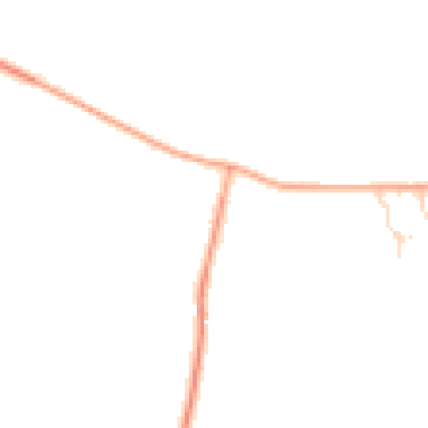 Daytime road noise heatmap for NR16 1HF