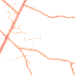 Daytime road noise heatmap for NR16 1HP
