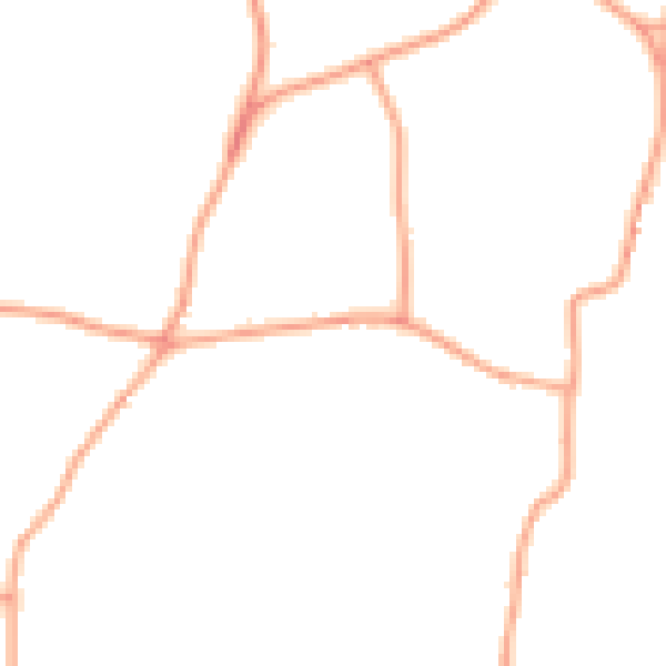 Daytime road noise heatmap for NR16 1JT