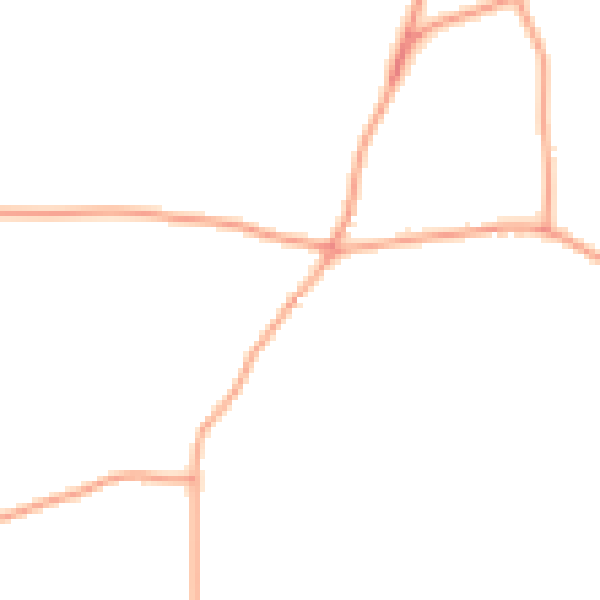 Daytime road noise heatmap for NR16 1JX