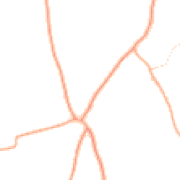 Daytime road noise heatmap for NR16 1LR