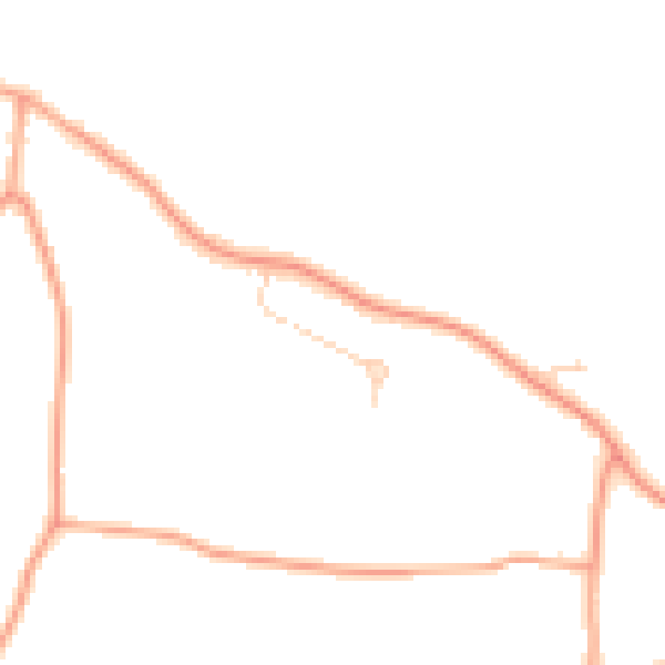 Daytime road noise heatmap for NR16 1QZ