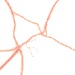 Daytime road noise heatmap for NR16 2AW