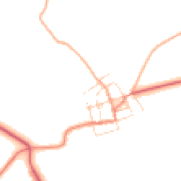 Daytime road noise heatmap for NR16 2AX