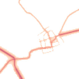 Daytime road noise heatmap for NR16 2BD