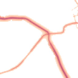 Daytime road noise heatmap for NR16 2DD