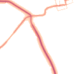 Daytime road noise heatmap for NR16 2DE