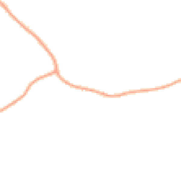 Daytime road noise heatmap for NR16 2DP