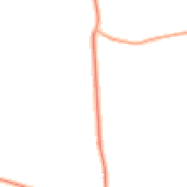 Daytime road noise heatmap for NR16 2DT
