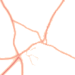 Daytime road noise heatmap for NR16 2EG