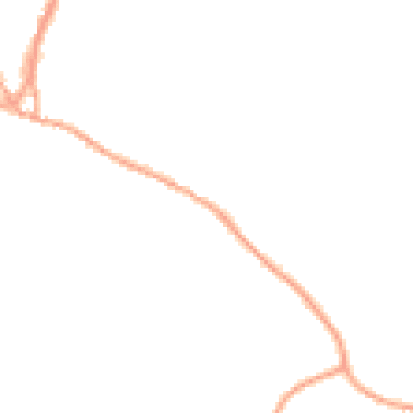 Daytime road noise heatmap for NR16 2EP