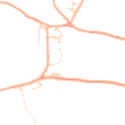 Daytime road noise heatmap for NR16 2EY