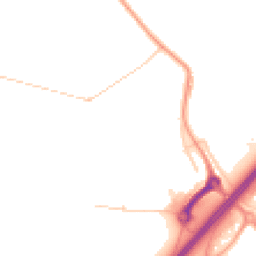 Daytime road noise heatmap for NR16 2FG