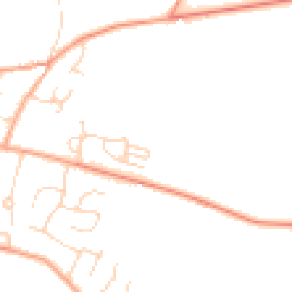 Daytime road noise heatmap for NR16 2GF