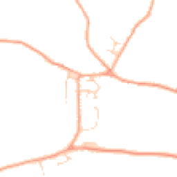 Daytime road noise heatmap for NR16 2HY