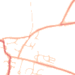 Daytime road noise heatmap for NR16 2JB