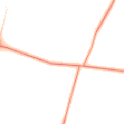 Daytime road noise heatmap for NR16 2JN