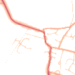 Daytime road noise heatmap for NR16 2LU