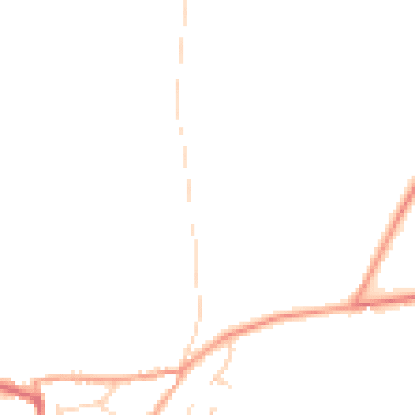 Daytime road noise heatmap for NR16 2NG