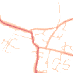 Daytime road noise heatmap for NR16 2NH