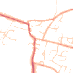 Daytime road noise heatmap for NR16 2NT
