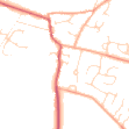 Daytime road noise heatmap for NR16 2PS