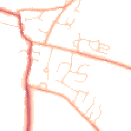 Daytime road noise heatmap for NR16 2QB