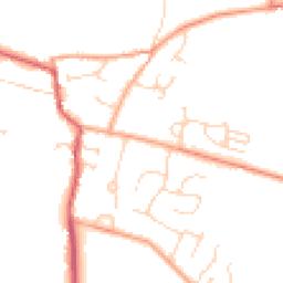 Daytime road noise heatmap for NR16 2QE