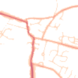 Daytime road noise heatmap for NR16 2QG