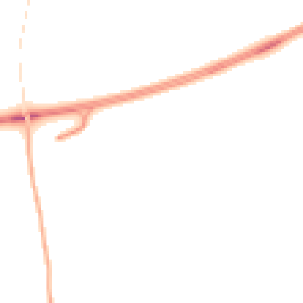 Night-time road noise heatmap for NR16 2QT