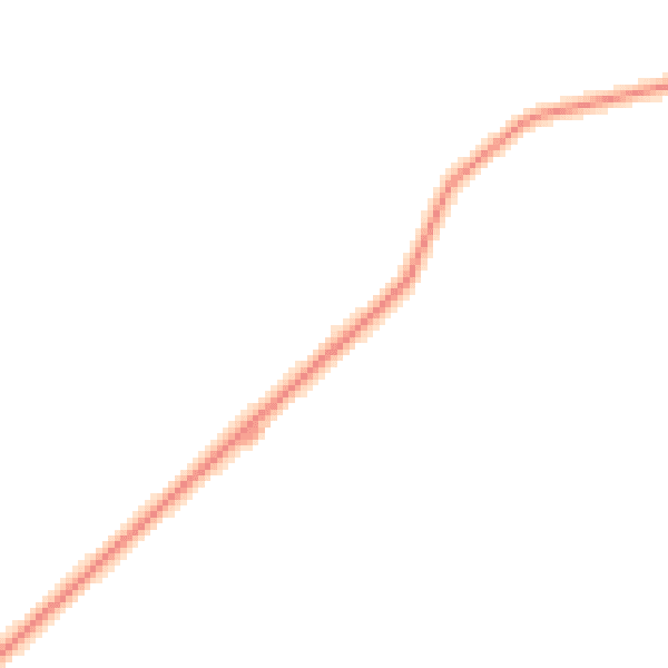 Daytime road noise heatmap for NR16 2SB