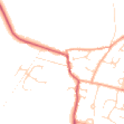 Daytime road noise heatmap for NR16 2TD