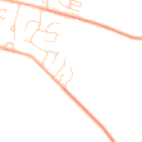 Daytime road noise heatmap for NR16 2TF
