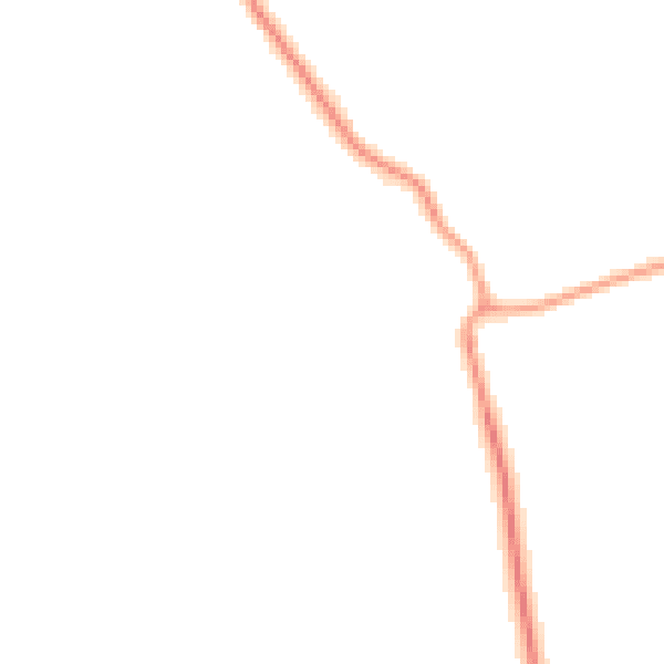 Daytime road noise heatmap for NR17 1AP