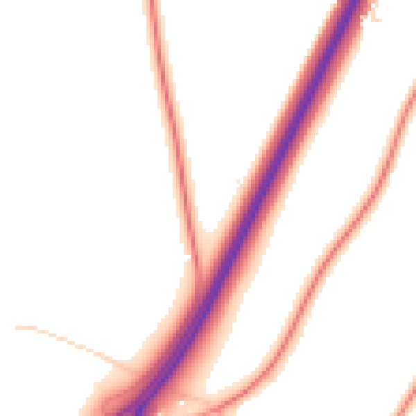 Daytime road noise heatmap for NR17 1AR