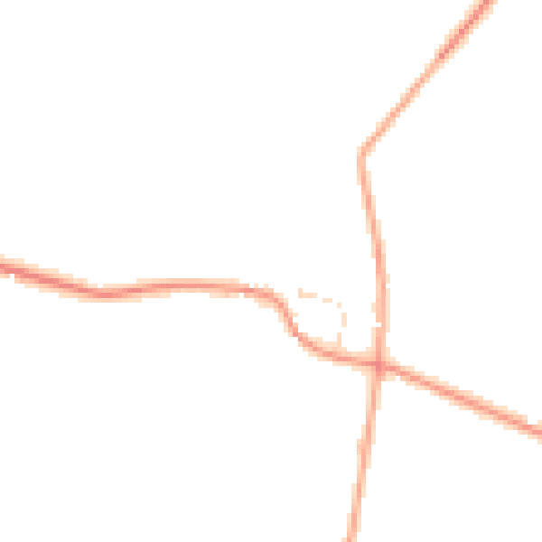 Daytime road noise heatmap for NR17 1BF
